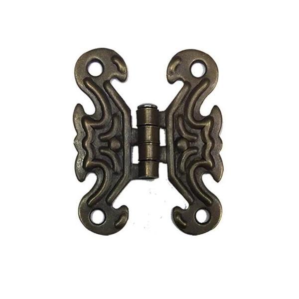 Dekoratif Sac Kelebek Menteşe - Küçük, Antik, 1 Adet - Image 1