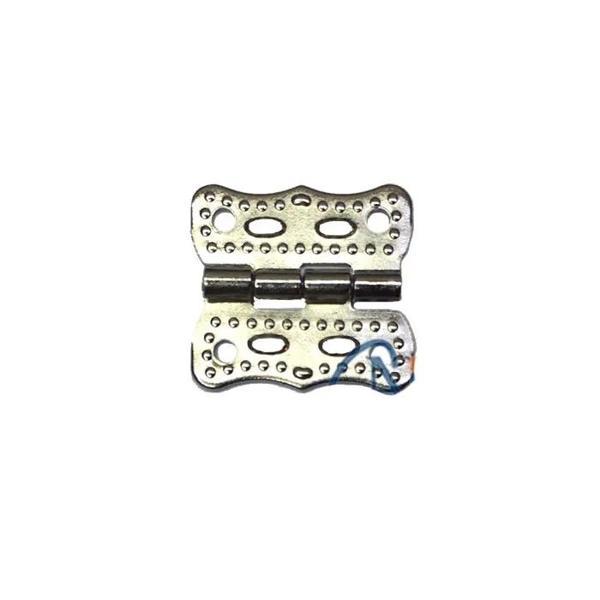 Papatya Menteşe - Küçük 20x20 Mm, Nikel, 100 Adet - Image 1