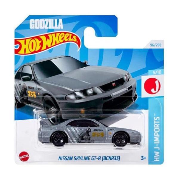 Hot Wheels  Nissan Skyline Gt-R (BCNR33) Gri 1/64  - Image 1