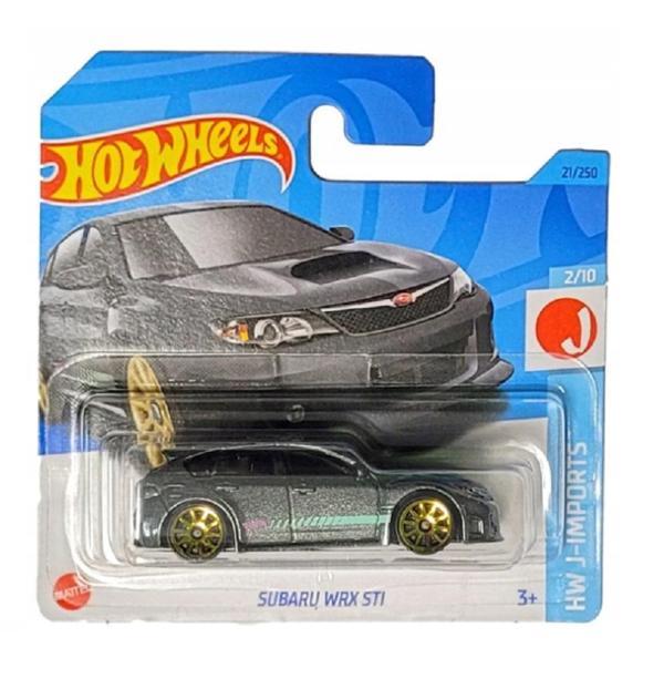 HOT WHEELS Subaru WRX STİ gri 1/64 regular  - Image 1