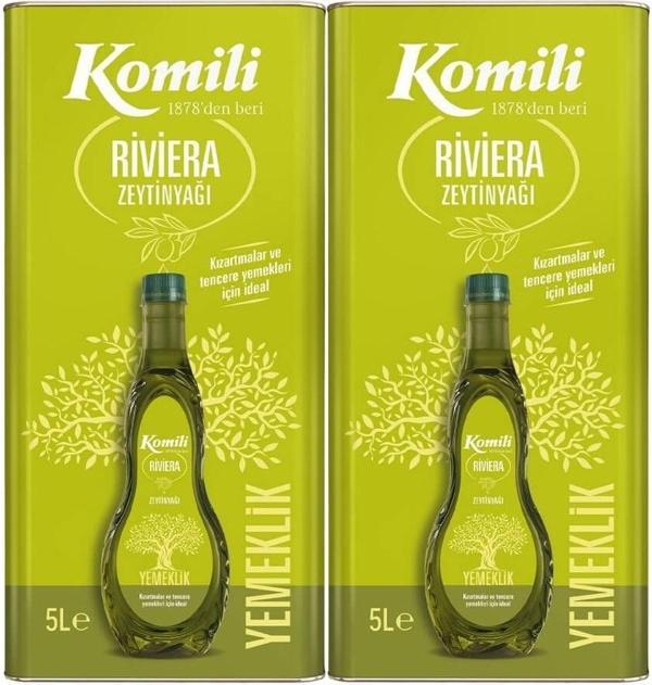 Komili Zeytinyağı 10LT Riviera (Teneke) (2PK*5LT) - Image 1