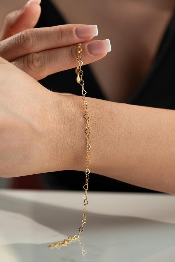 Silvano Jewelry 925 Ayar Gümüş Kapli Zincir Bileklik - Image 1