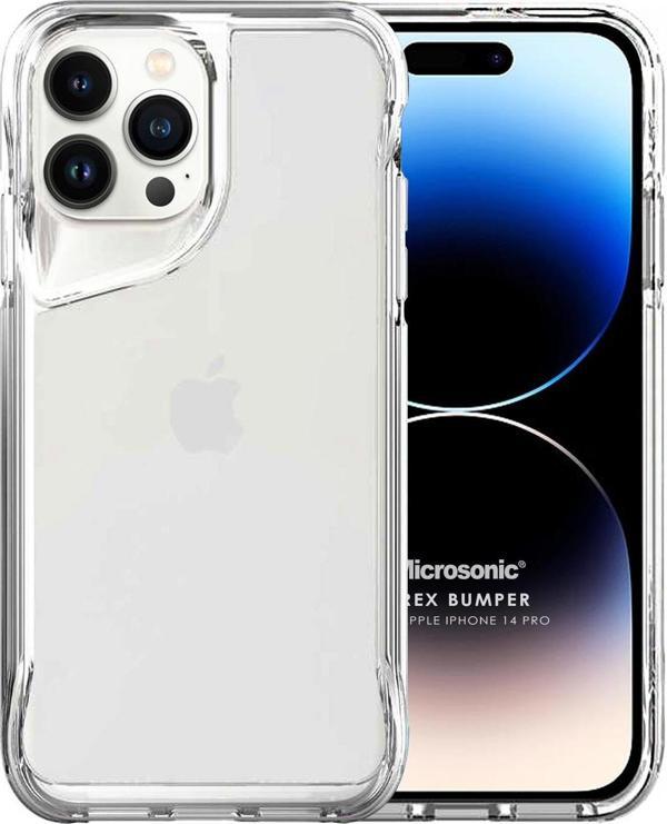 Microsonic Apple iPhone 14 Pro Kılıf Trex Bumper Şeffaf - Image 1
