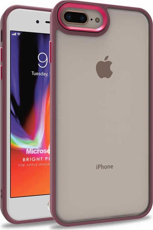 Microsonic Apple iPhone 8 Plus Kılıf Bright Planet Kırmızı - Image 1