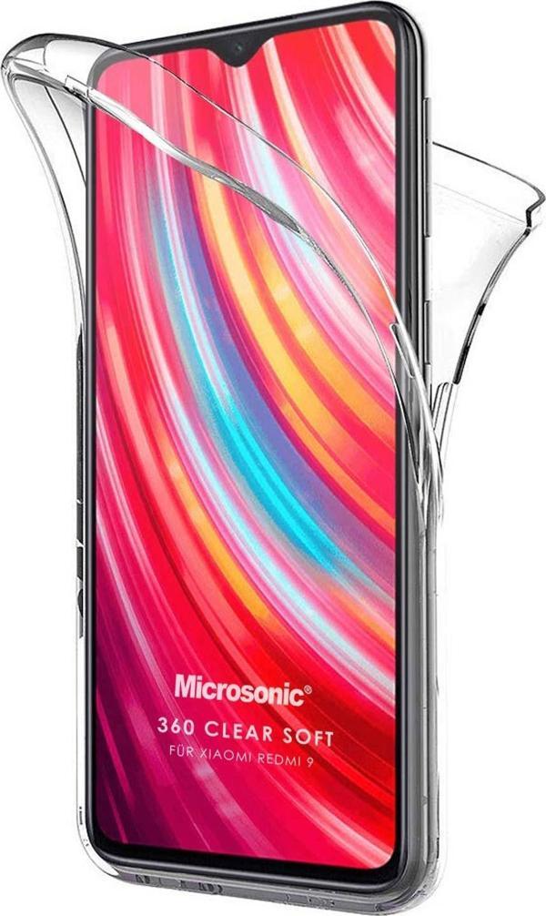 Microsonic Xiaomi Redmi 9 Kılıf 6 Tarafı Tam Full Koruma 360 Clear Soft Şeffaf - Image 1
