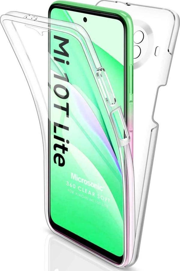 Microsonic Xiaomi Mi 10T Lite Kılıf 6 Tarafı Tam Full Koruma 360 Clear Soft Şeffaf - Image 1