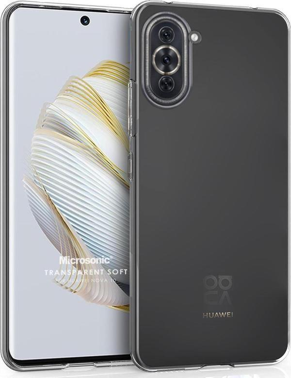 Microsonic Huawei Nova 10 Kılıf Transparent Soft Şeffaf - Image 1