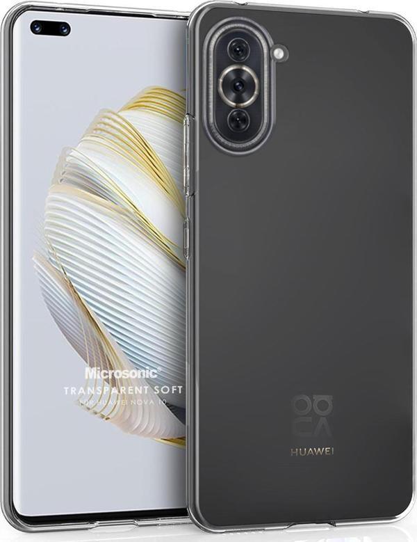 Microsonic Huawei Nova 10 Pro Kılıf Transparent Soft Şeffaf - Image 1