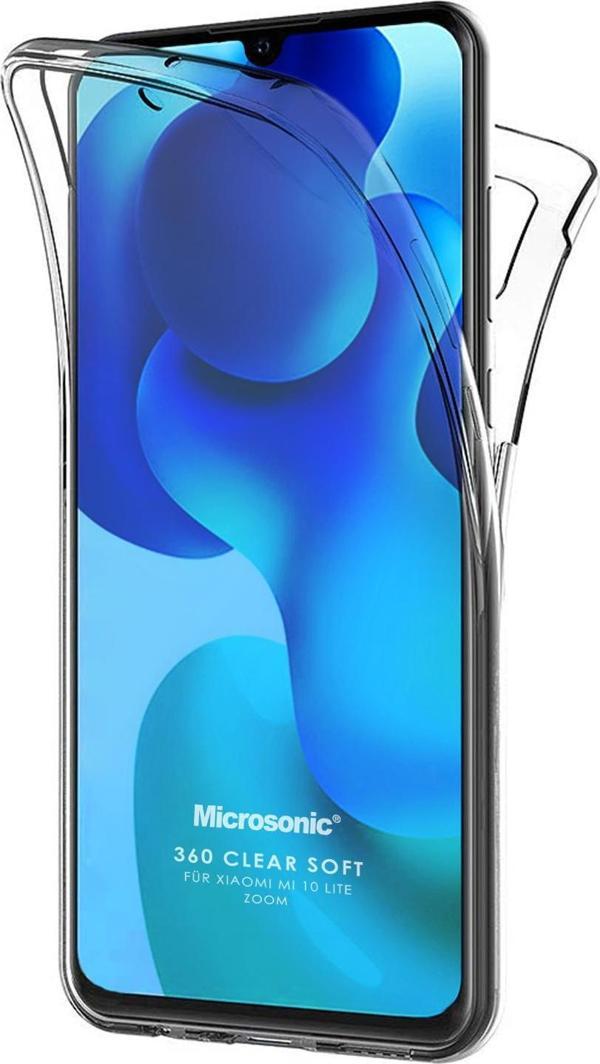 Microsonic Xiaomi Mi 10 Lite Zoom Kılıf 6 Tarafı Tam Full Koruma 360 Clear Soft Şeffaf - Image 1