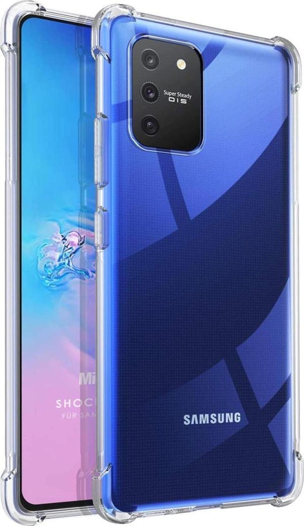 Microsonic Samsung Galaxy A91 Kılıf Shock Absorbing Şeffaf - Image 1