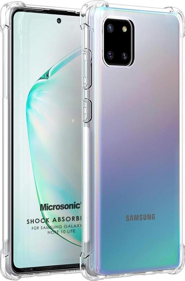Microsonic Samsung Galaxy Note 10 Lite Kılıf Shock Absorbing Şeffaf - Image 1