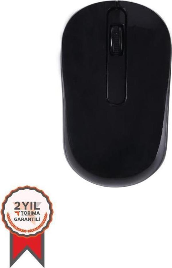 Torima TM-10 Ergonomik Kablosuz Siyah Optik Mouse - Image 1