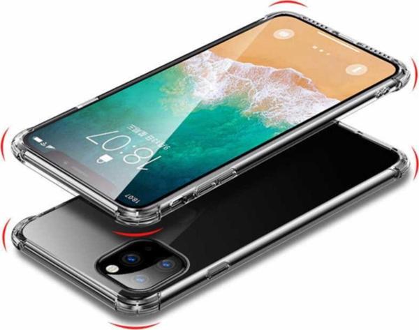 Teknomoda Apple Iphone 11 Pro Max Anti Şok Darbe Emici Şeffaf Silikon Kılıf - Image 1