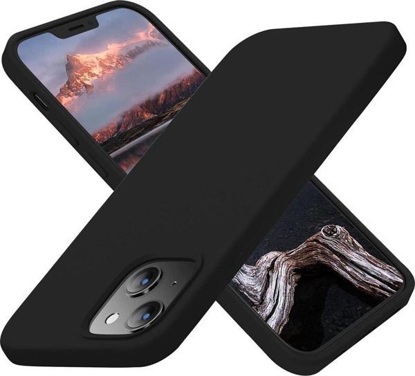 Teknomoda Apple Iphone 14 Plus Kılıf Içi Süet Korumalı Silikon Siyah Renk - Image 1