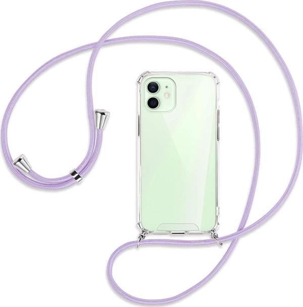 Teknomoda Apple Iphone 12 Kılıf Boyun Omuz Askılı Ipli Anti Şok Köşe Korumalı Şeffaf Silikon - Image 1
