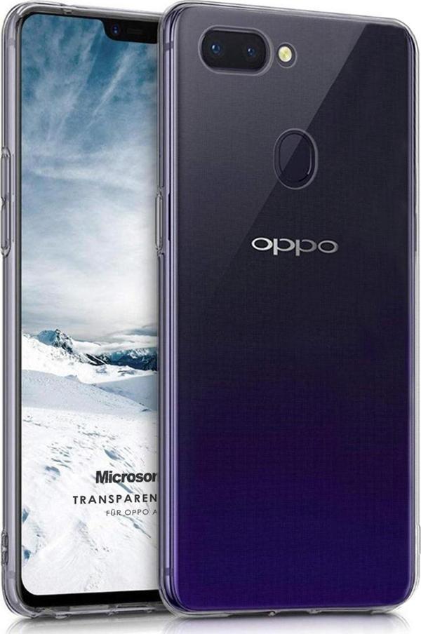Microsonic Oppo A12 Kılıf Transparent Soft Beyaz - Image 1