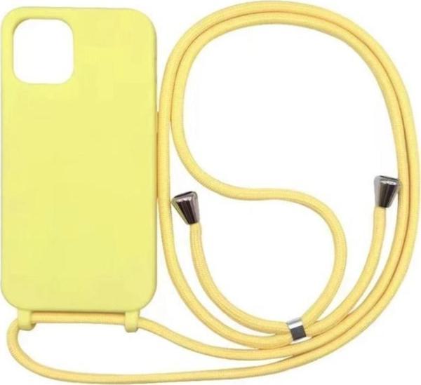 Teknomoda Apple Iphone 13 Pro Max Kılıf Içi Süet Korumalı Boyun Omuz Askılı Ipli Renkli Silikon - Image 1