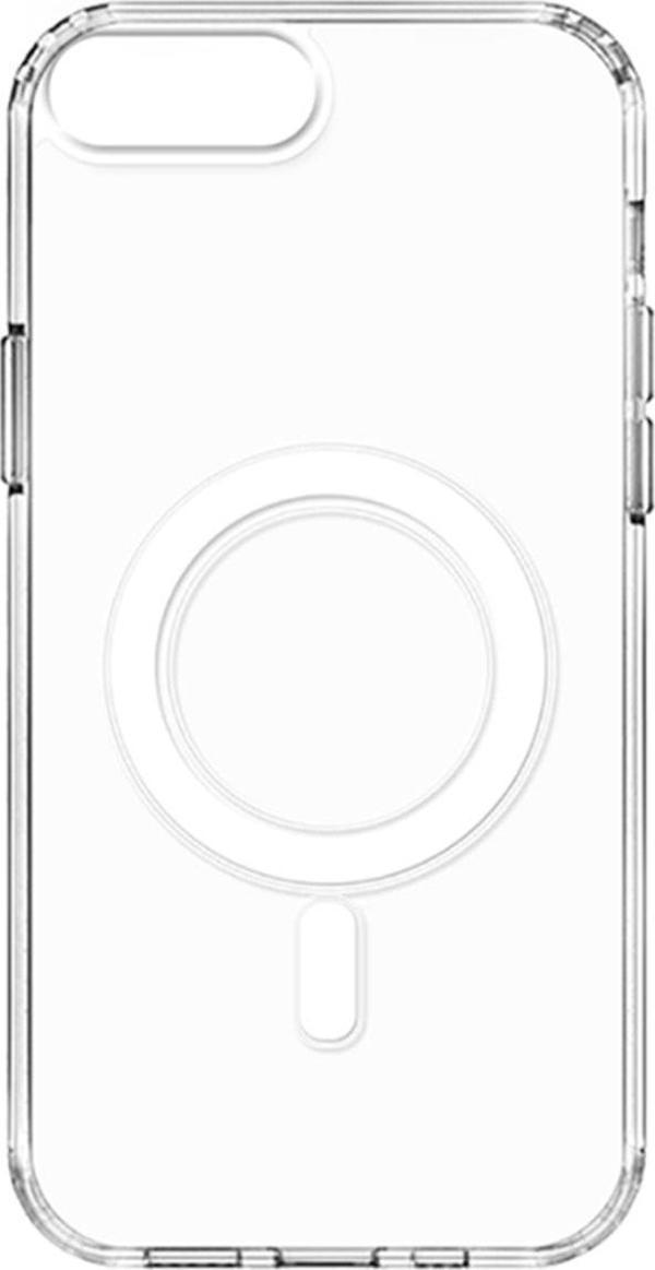 Teknomoda Apple Iphone 8 Plus Kılıf Magsafe Kablosuz Şarj Wireless Özellikli Şeffaf Kapak - Image 1