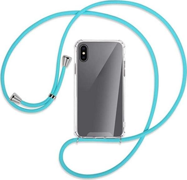 Teknomoda Apple Iphone X / Xs Kılıf Boyun Omuz Askılı Ipli Anti Şok Köşe Korumalı Şeffaf Silikon - Image 1