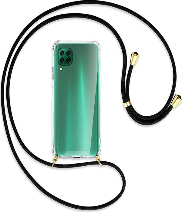 Teknomoda Huawei P40 Lite Şeffaf Boyun Omuz Askılı Ipli Kordonlu Kılıf - Image 1