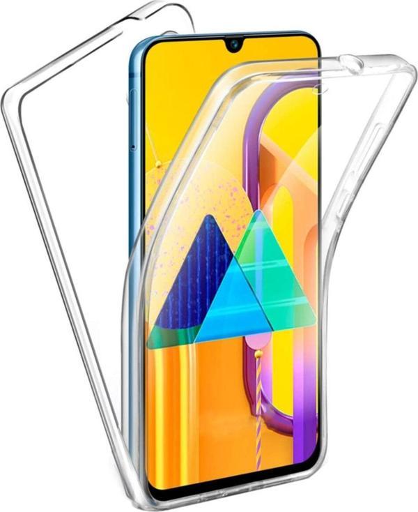 Teknomoda Samsung Galaxy M30s 360 Kılıf Şeffaf Ön Arka Korumalı Silikon - Image 1