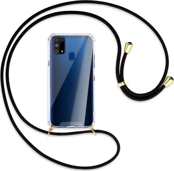 Teknomoda Samsung Galaxy M30s Şeffaf Boyun - Omuz Askılı Ipli Kılıf - Image 1