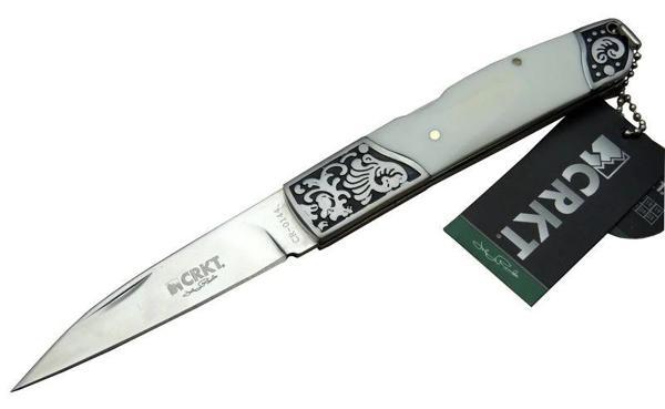 CRKT CR 0144 WY Kamp Çakı 20 cm - Sedef Saplı, Kılıflı, Kutulu - Image 1