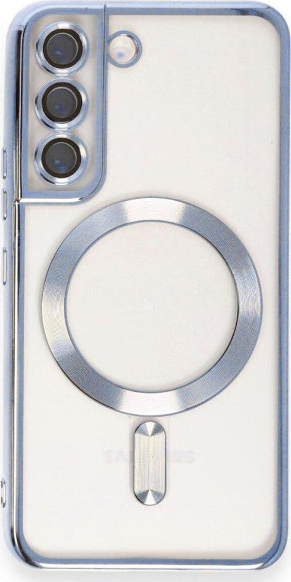 Teknomoda Samsun Galaxy S23 PLUS Kılıf Kamera Lens Korumalı Renkli Magsafe Şeffaf Kapak - Image 1