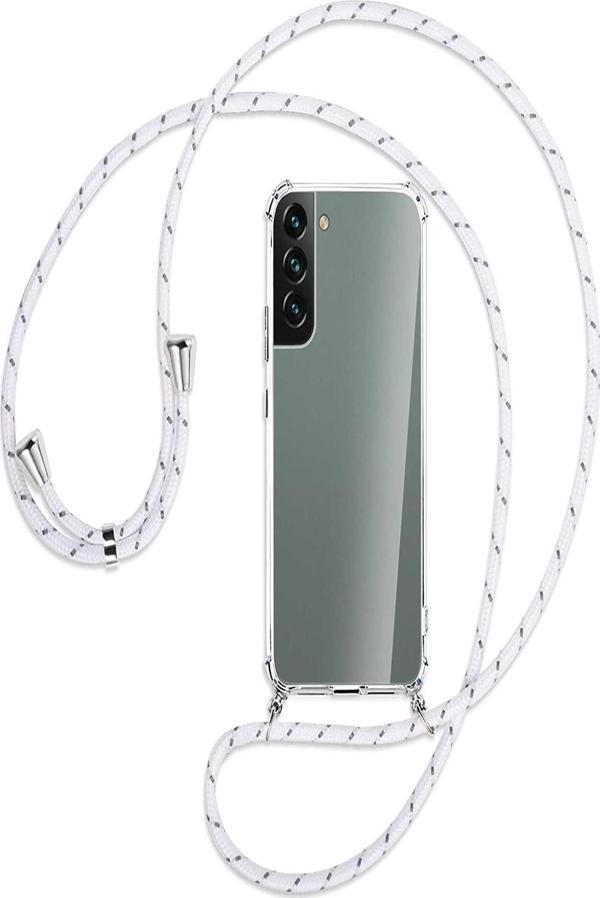 Teknomoda Samsung Galaxy S22 Kılıf Boyun Omuz Askılı Ipli Şeffaf Silikon - Image 1