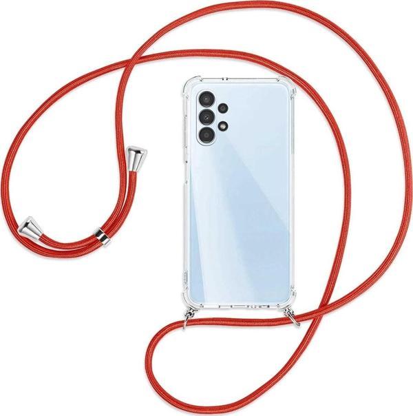 Teknomoda Samsung Galaxy A13 Kılıf Boyun Omuz Askılı Ipli Anti Şok Köşe Korumalı Şeffaf Silikon - Image 1