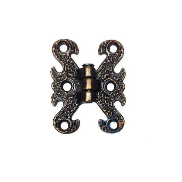 Zamak Kelebek Menteşe - Küçük, 30x40mm, Oksit, 1 Adet - Image 1