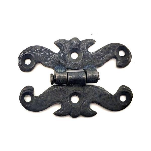 Antika Tarz Dekoratif Pirinç Kelebek Menteşe - Oksit - Image 1