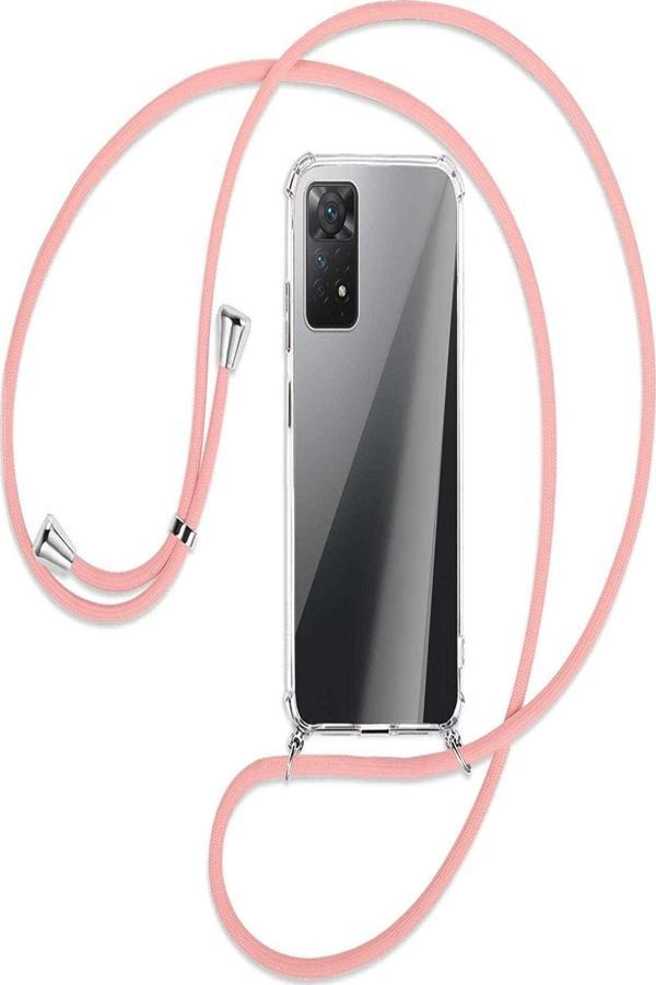 Teknomoda Xiaomi Redmi Note 11s Şeffaf Boyun Omuz Askılı Ipli Kılıf - Image 1