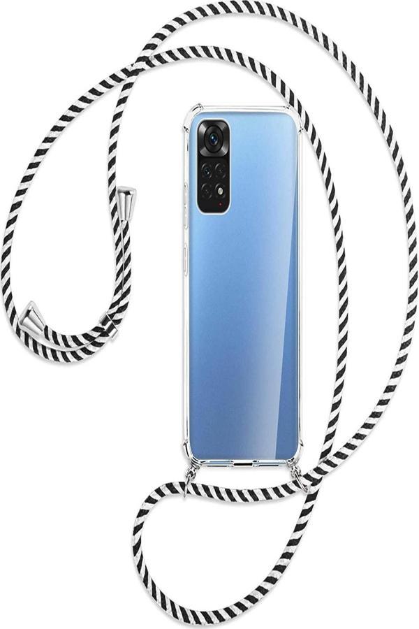 Teknomoda Xiaomi Redmi Note 11s Şeffaf Boyun Omuz Askılı Ipli Kılıf - Image 1