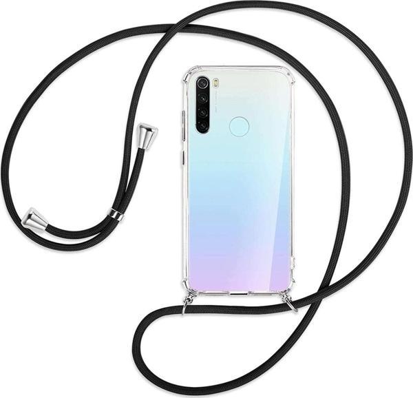 Teknomoda Xiaomi Redmi Note 8 Kılıf Boyun Omuz Askılı Ipli Anti Şok Köşe Korumalı Şeffaf Silikon - Image 1