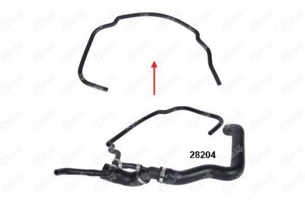 RADYATÖR ÜST HORTUMU OK İLE GÖSTERİLEN BÜYÜK HORTUM VW LT 28-35 II MİNİBÜS/OTOBÜS (2DB, 2DE, 2DK) VW  LT 28-46 II PANELV - Image 1