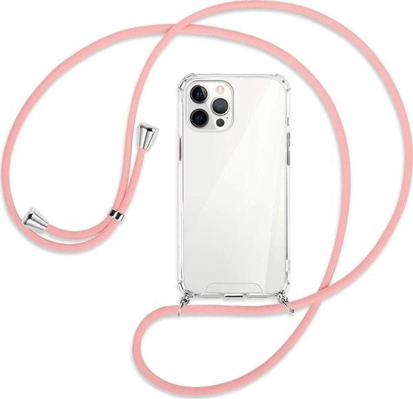 Teknomoda Apple Iphone 12 Pro Max Kılıf Boyun Omuz Askılı Ipli Anti Şok Köşe Korumalı Şeffaf Silikon - Image 1