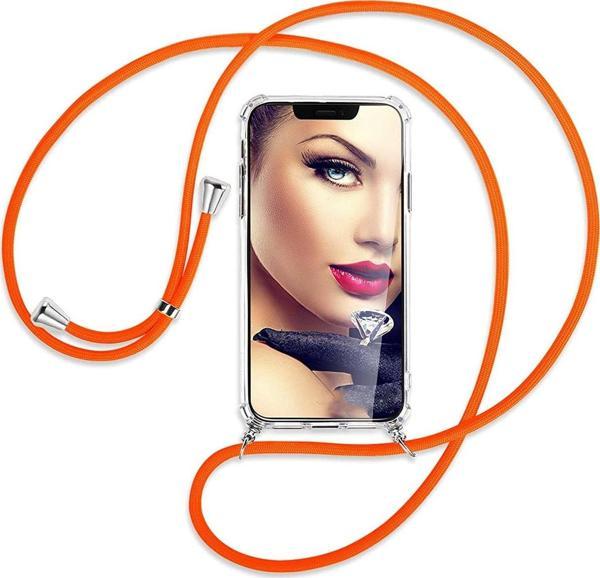 Teknomoda Apple Iphone 12 Pro Max Kılıf Boyun Omuz Askılı Ipli Anti Şok Köşe Korumalı Şeffaf Silikon - Image 1