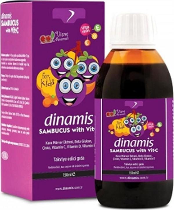 Dinamis Sambucus With Vit-C 150 ml Şurup - Image 1
