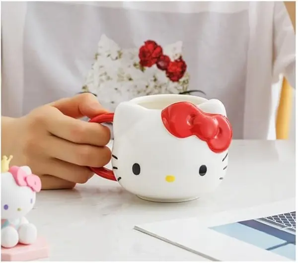 Hello Kitty Lisanslı Seramik Kupa Bardak Cl-K39 – Consolex Ürün - Image 1