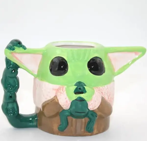 Porselen Baby Yoda Kupa Bardak CL-K45 – ConsoleX Star Wars Ürünü - Image 1