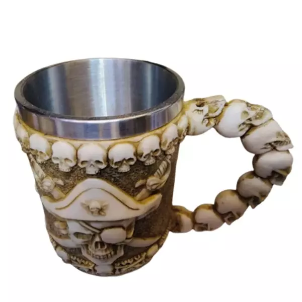 Korsan Kuru Kafa Modelli Metal Kupa CL-2006 - Image 1