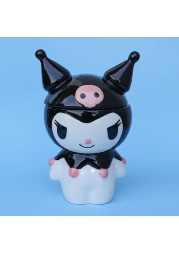Sanrio Kuromi Kapaklı Seramik Kupa Cl-Fg6 – Consolex Ürün - Image 1