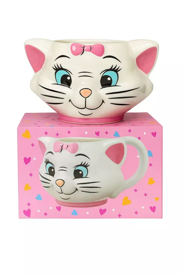 Disney Aristocats Lisanslı Marie 3D Seramik Kupa CL-K99 – ConsoleX - Image 1