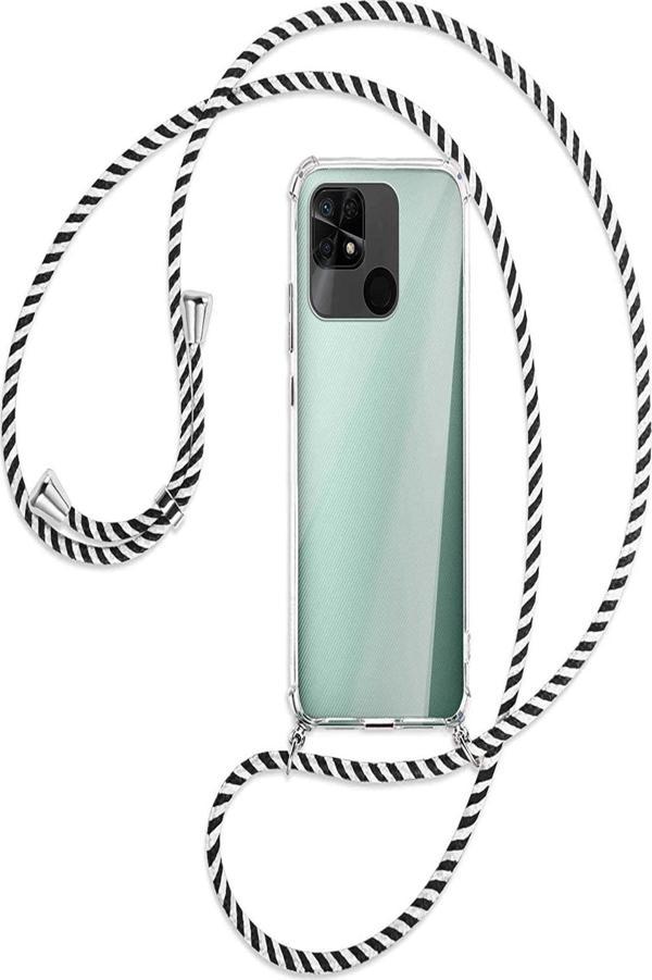 Teknomoda Xiaomi Redmi 10a Şeffaf Boyun Omuz Askılı Ipli Kılıf - Image 1