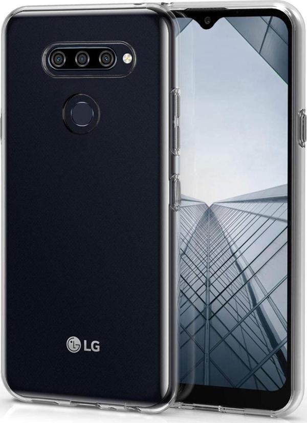 Microsonic LG K50s Kılıf Transparent Soft Beyaz - Image 1