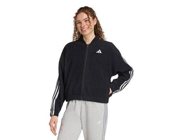 adidas W Hol Fz Kadın Siyah Günlük Ceket JM1891 - Image 1