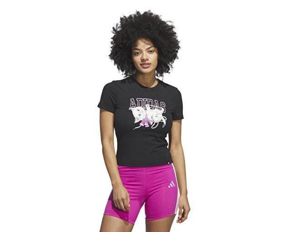adidas W Co Cat Cro T Kadın Günlük Tişört JN2548 Siyah - Image 1