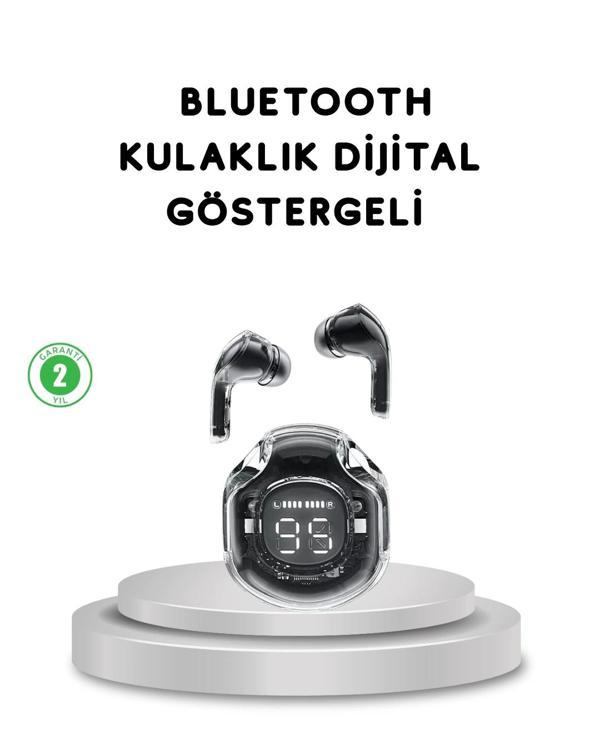 Bluetooth 5.3 Kablosuz Kulaklık HiFi Stereo ve Ekstra Bass Dijital Ekranlı - Image 1