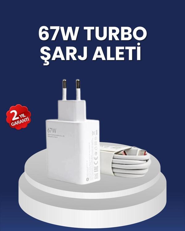 67 Watt Hızlı Şarj Adaptörü Samsung S20 S21 S22 S23 Uyumlu - Image 1